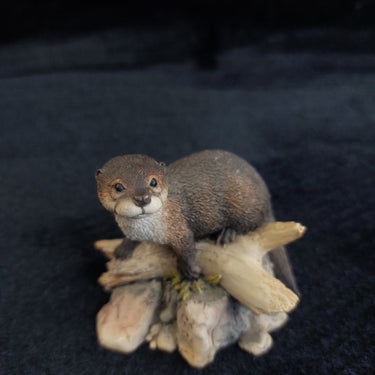 Border Fine Arts Otter First Outing Figurine  2.5
