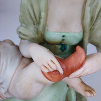 Thumbnail for RARE 1950s Capodimonte - Bruno Merli Signed Porcelain Child & Mother Figurine13