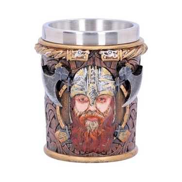 Nemesis Now Drakkar Viking Shot  Glass Resin Steel Insert Painted - 7cm Tall 1