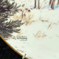 Thumbnail for Franklin Wildlife Mint Collector Plates Set x3 – Fine Porcelain, 1990s Art Each.9