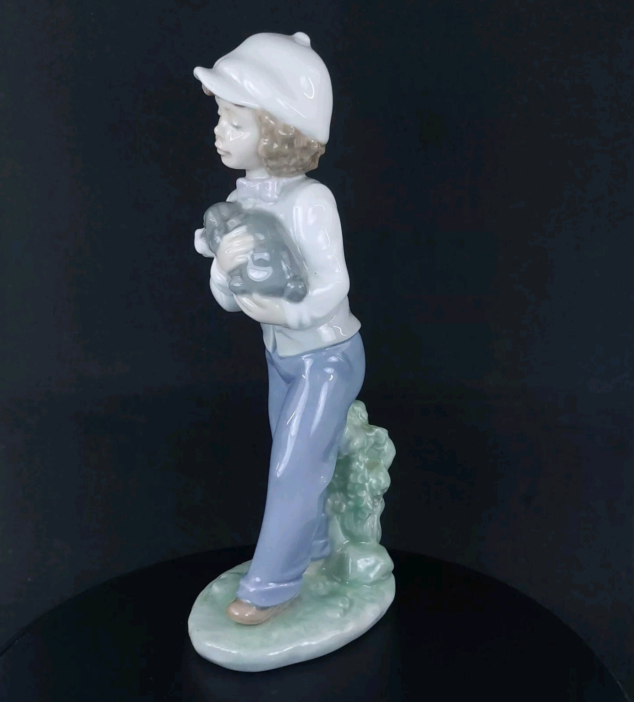Lladró Nao Buddies' 'Best Porcelain Figurine - Boy & Puppy, 7¾ Inches.6