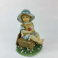 Thumbnail for Christine Haworth Leonardo Collection Things to Come Figurine Child Apple.14