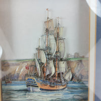 Thumbnail for Framed 3D Art H.M.B. Endeavour  Refit Handcrafted  Signed by Freeman Whitby4