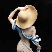 Thumbnail for Florence Armani Joy Figurine Of The Year Blue Dress w Box gift 2002 Porcelain17