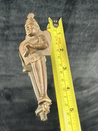 Thumbnail for Antique Indian Bronze 2-Faced Deity Figurine Tribal Ritual Statue 5.5” Rare3