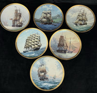 Thumbnail for Franklin Mint Great Ships Set of 6 Plates Golden Age of Sail by Derek Gardner1