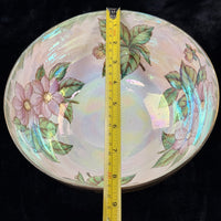 Thumbnail for Maling Dahlia Lustre large Bowl Pink Floral England 20cm HandPainted gift6
