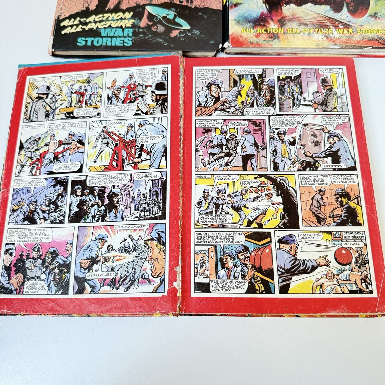 Warlord War Battle Comic Books 1978 1979 1984 6th June 1944 D-Day History Lot2