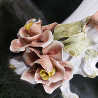 Thumbnail for Francesco Capodimonte Italian Porcelain Italy Vase – Rococo Bird & Floral Design17