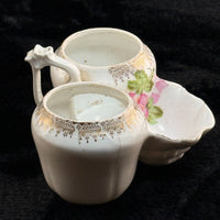 Thumbnail for Royal Grafton Fine Bone China Tea Set Pink Floral 14 Piece England Vintage Gold.14