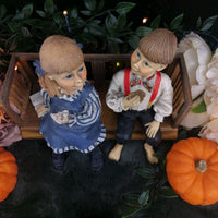 Thumbnail for Candy Designs Rare Norway Children Figurines Set – Mixed Conditions, With Bench 14