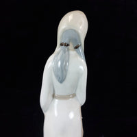 Thumbnail for Porcelanas Penatal Figurine Woman with Goose from Segovia, Spain bookcase figure8