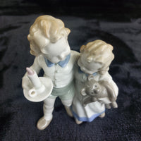 Thumbnail for Scheidig Kunst Porcelain Children Candle Bear Figurine Germany 1940s Vintage2