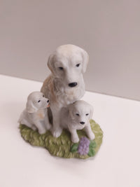 Thumbnail for Rare 1989 Fine Alexander Porcelain Collection Dog Figurine bookshelf decor Small3
