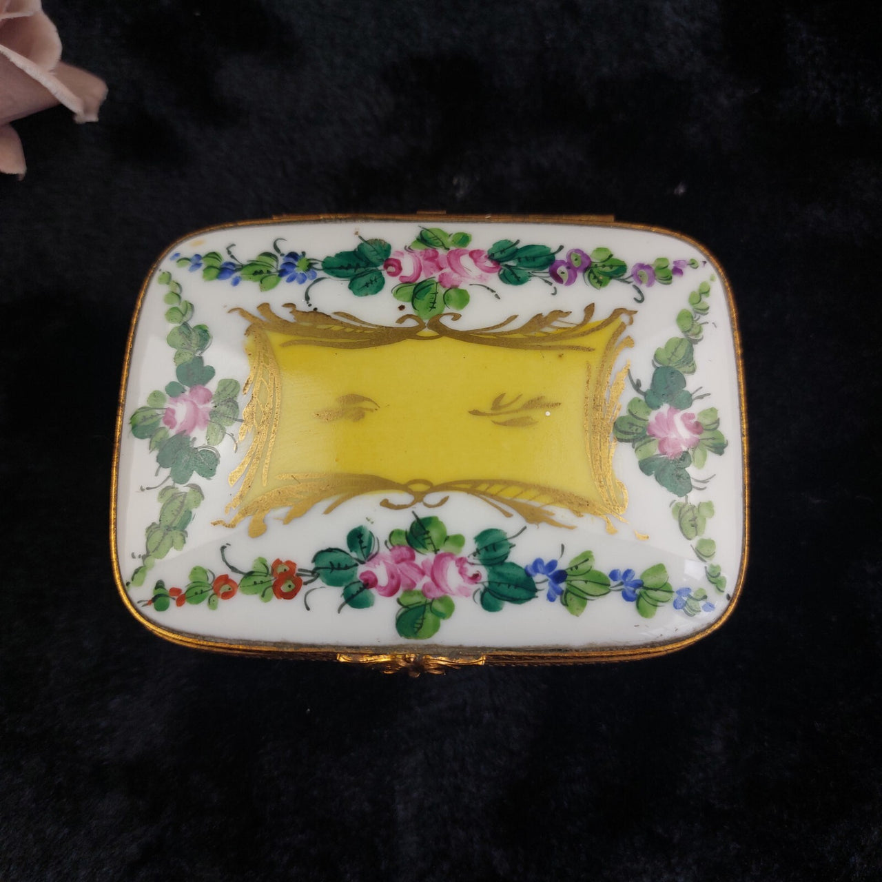 Limoges France 1920s porcelain width cm 9 x 7 height cm 3.7 jewellery box gift6