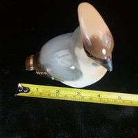Thumbnail for USSR Porcelain Cedar Waxwing Figurine Bird 4