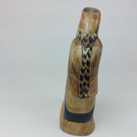 Thumbnail for Hand Carved Buffalo Horn Eagle 6