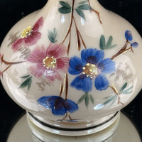 Thumbnail for Milk Antique Porcelain Bud Vase Floral Branch Art Nouveau Style decor China2
