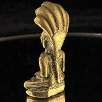 Thumbnail for Jain Bronze Statue – Naga Parshvanatha Jain Tirthankara 3” Serpent Hood Idol5