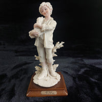 Thumbnail for V. Belcari Figurine Boy with Dog Italy Armani Porcelain Sculpture Vintage 8
