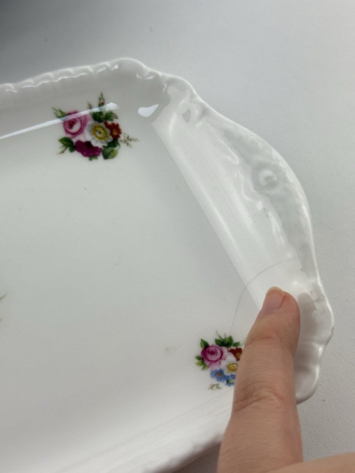 Coalport Ming &shell Rose Dish Vanity Set Tray Vase Trinket Bowl Gift Bone China17