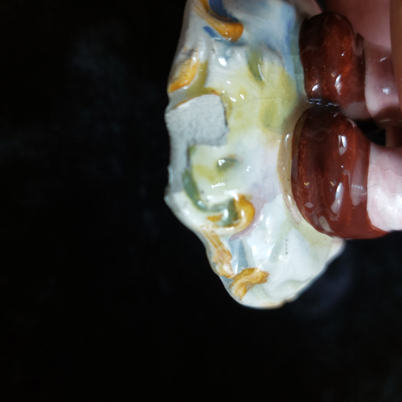 Vintage Italian Porcelain Figurine – Mid-Century Boy with (Damaged Beak)   Bird9