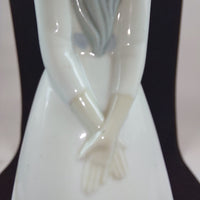 Thumbnail for Porcelanas M. Requena Collectable Blue white porcelain Lady Figurine Spain Decor16