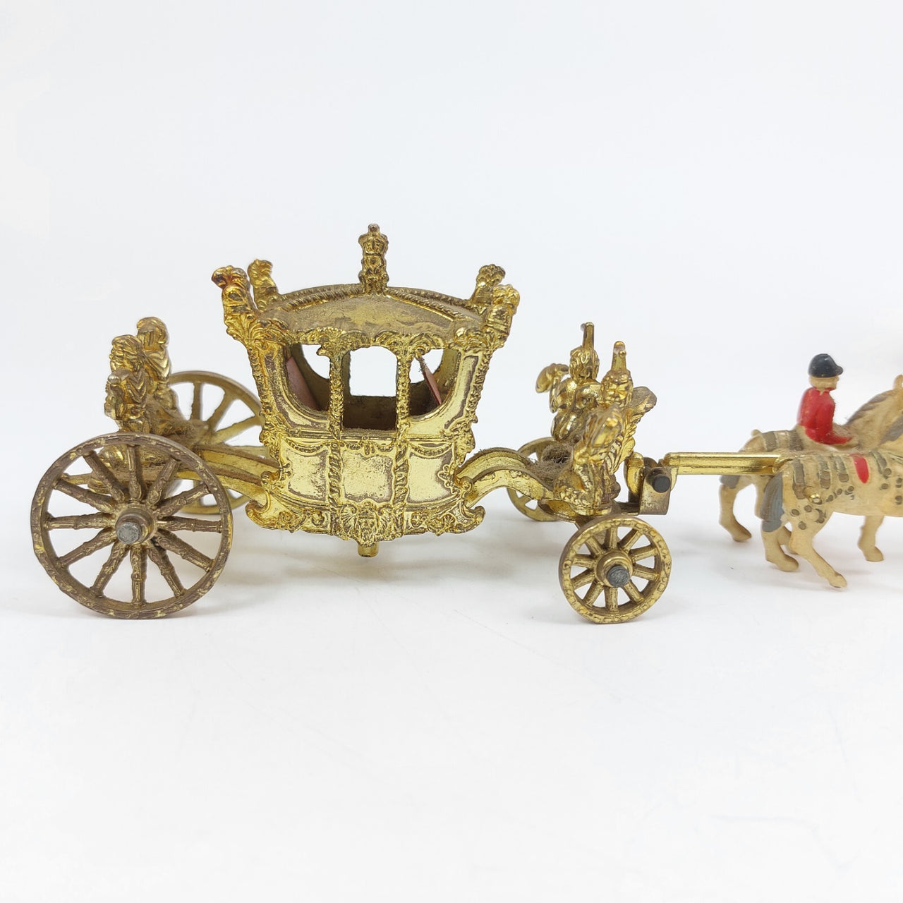 Crescent Die 1977  vintage Cast The Royal State Coach" 12" Model w Original Box4