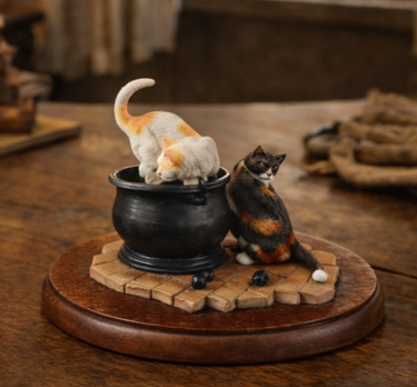 Border Fine Arts A20872 Sweep & Sooty Figurine Cats Scene James Herriot 20090