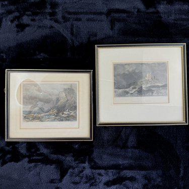 Antique Hand-Colored Lithographs: 