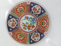 Thumbnail for Rare Japanese Imari Style Porcelain Plate Unique Blue, Red, Orange 8