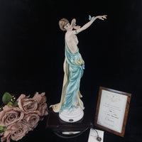 Thumbnail for Florence Armani lady figurine Wings of Beauty Box & COA Limited Edition lux deco2
