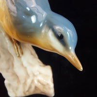 Thumbnail for Goebel Porcelain W.Germany Bird Figurine Wall Creeper 1967 collectable decor.3