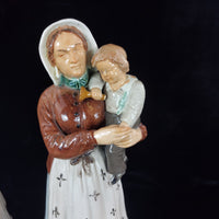 Thumbnail for Wittmann & Roth Of London Figure 1900s Of A Fisherman And Children&wife repaired4