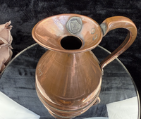 Thumbnail for Reproduction Antique British Pint Measure Copper Marks Verification jug Vintage0
