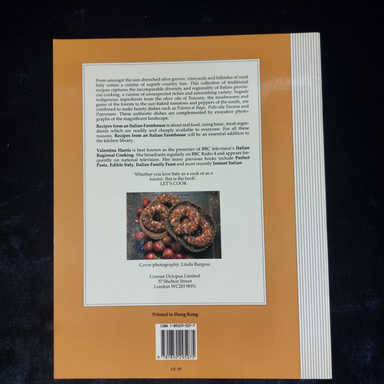 Recipes from an Italian Farmhouse by Valentina Harris cookbook 1993 Collectable3