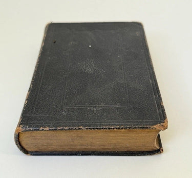 Holy Bible 1872 Miniature Leather Bound British & Foreign Bible Society Antique0