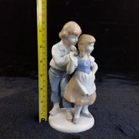 Thumbnail for Grafenthal Porcelain Figurine GDR Boy & Girl German Vintage Art  Germany. 7.5in1