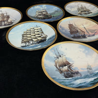 Thumbnail for Mint Franklin Great Ships Set of 6 Plates Golden Age of Sail by Derek Gardner19