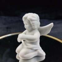 Thumbnail for 18th century Paul Pfuert Studio-Haus Cherub Pair 5in Bisque White Figurine antiq12