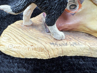 Thumbnail for 2 Fine Border Arts Dog Figurines 