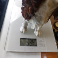 Thumbnail for Goebel Spaniel Dog Figurine Porcelain Germany Brown White 9