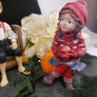 Thumbnail for Candy Designs Rare Norway Children Figurines Set – Mixed Conditions, With Bench 17