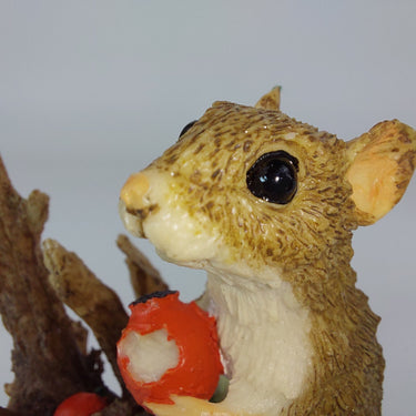 Crown Staffordshire Fine Art -, Collectible Hand Painted Mouse Figurine Resin1