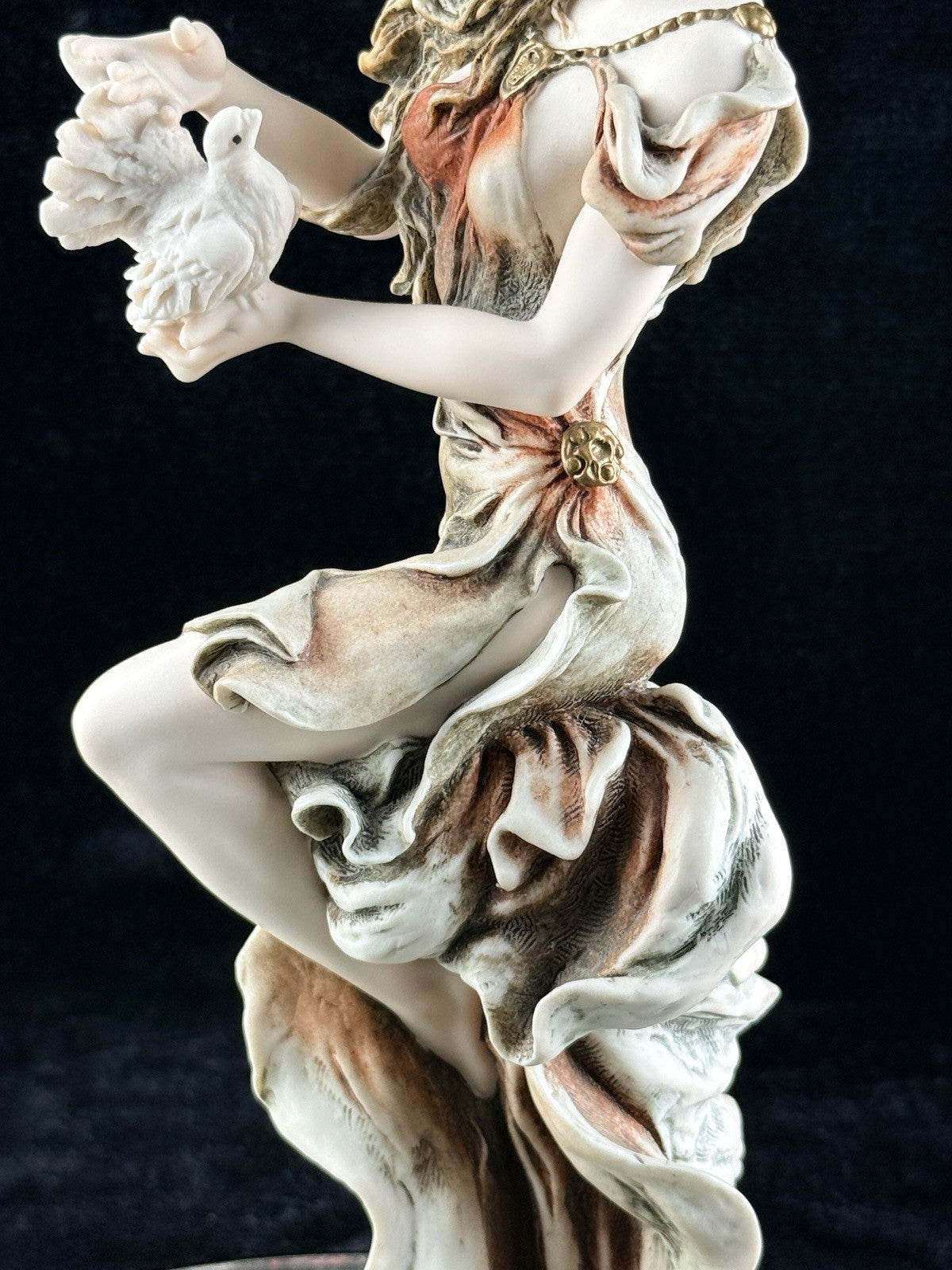 Giuseppe Armani Florence Summer Breeze Lady Figurine 14 In Italy Home Decor 19973