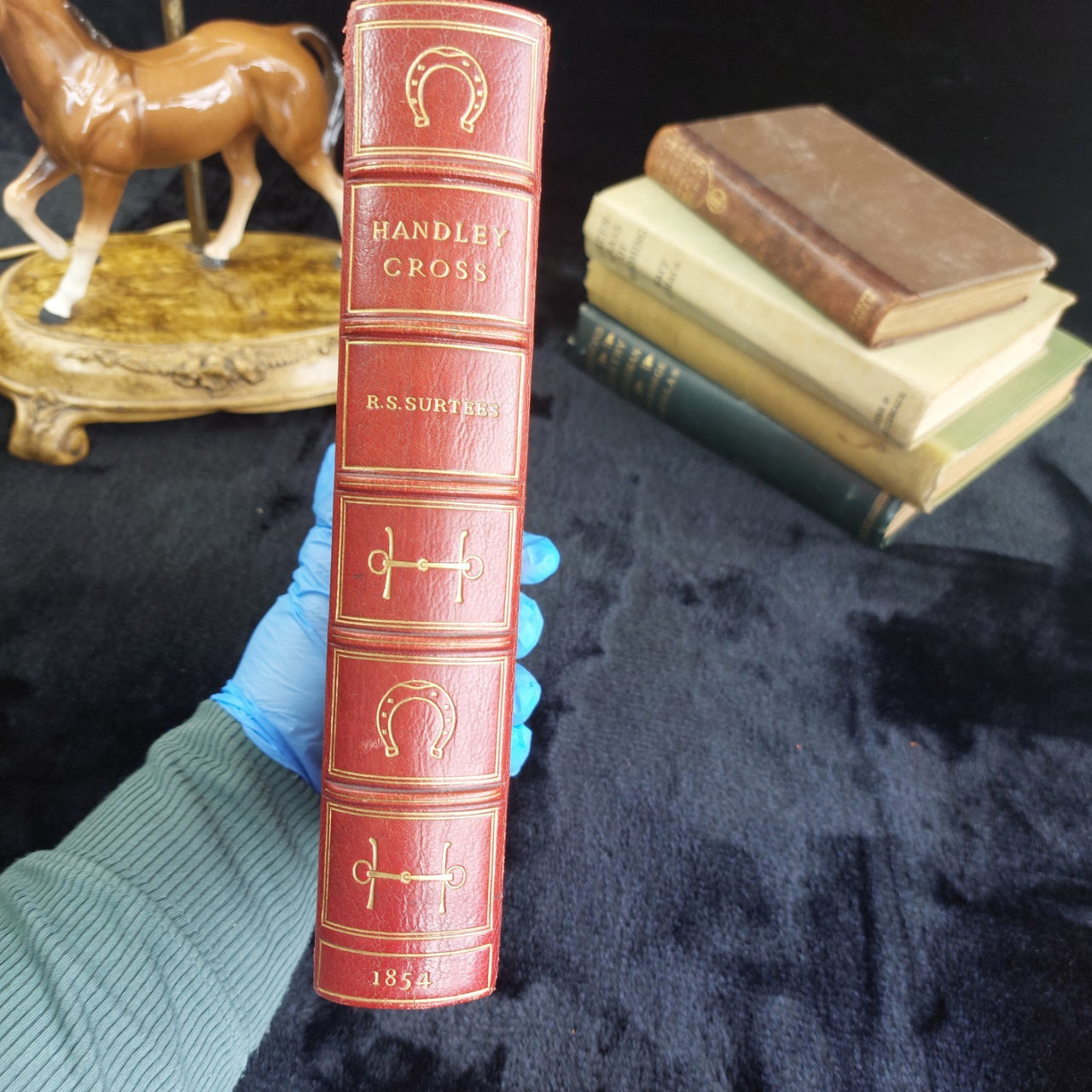 1854 Cross Handley R.S. Surtees Leather Binding by John Leech - Illustrated20