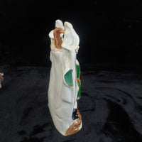 Thumbnail for 19th antique century Staffordshire Hunter Figurine Deer Antler 9