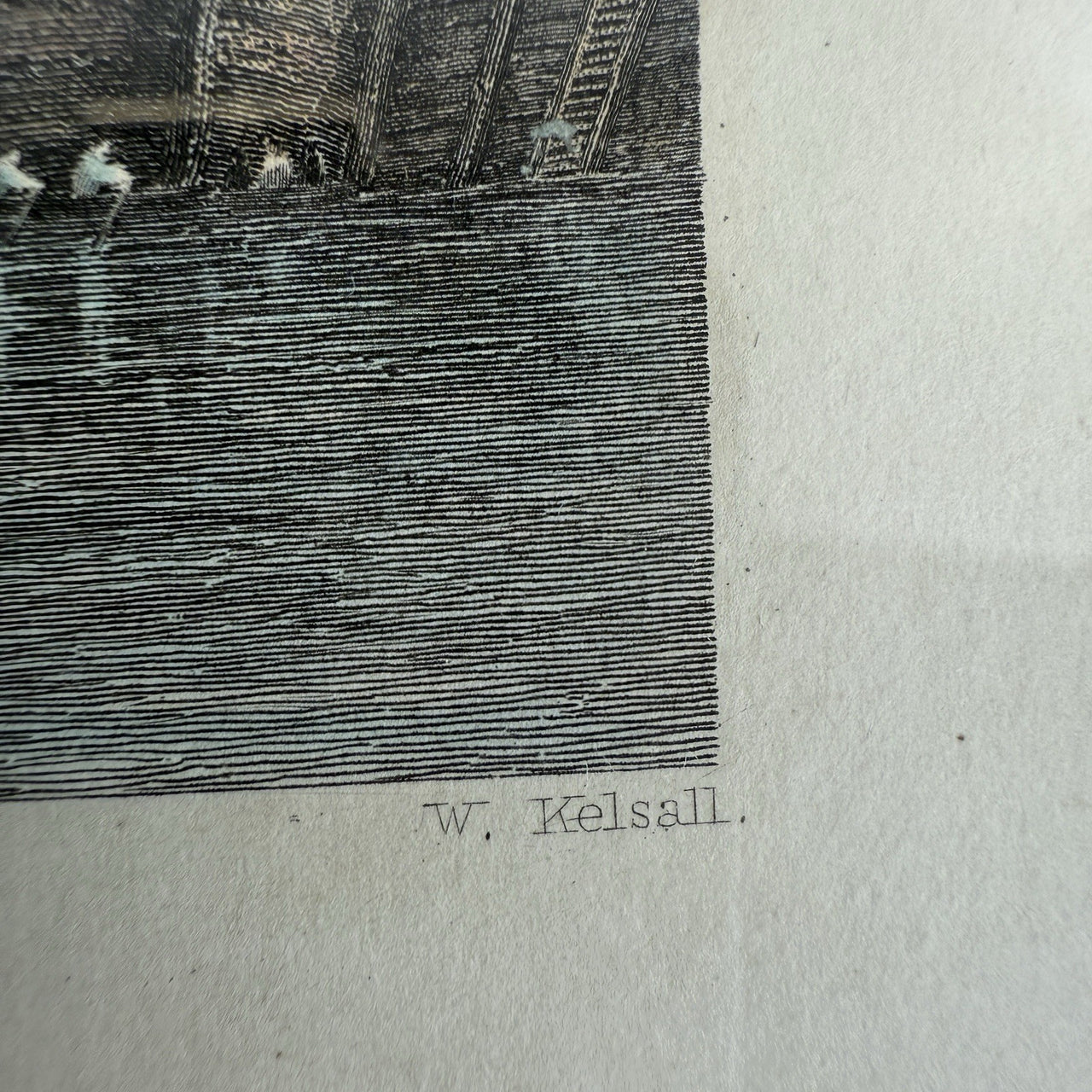 Antique Hand-Colored Engraving The Tyne from South Shields Durham by T. Allom9