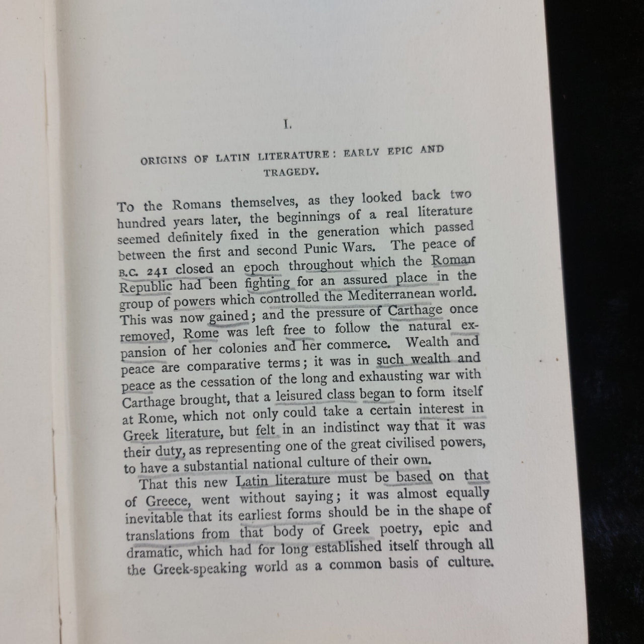 Latin Literature by J.W. Mackail, University Manuals, Vintage 1919 Hardcover8