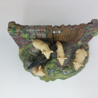 Thumbnail for Rare The Leonardo Collection Farmyard Friends   1998 Piglets Figurine  3.35